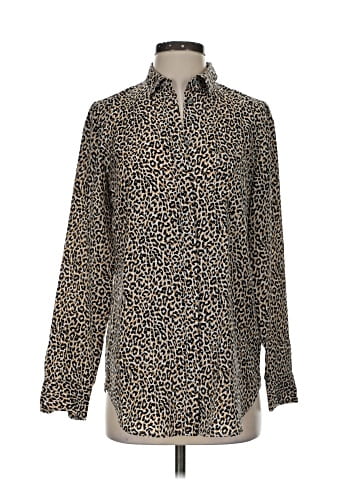 J.Crew Long Sleeve Silk Top (view 1)
