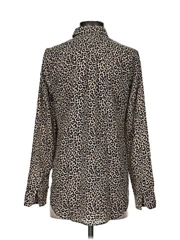 J.Crew Long Sleeve Silk Top (view 2)