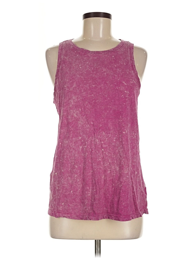Pre-owned Time And Tru Sleeveless T-shirt In Pink