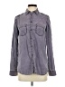 Express Gray Long Sleeve Button-Down Shirt Size XS - photo 1