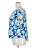 Stylus 100% Rayon Blue Short Sleeve Blouse Size 2X - photo 5