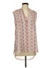 Final Touch Tan Sleeveless Blouse Size L - photo 1