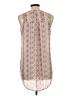 Final Touch Tan Sleeveless Blouse Size L - photo 2