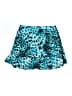 Dona Jo Animal Print Teal Active Skort Size 2 - photo 2