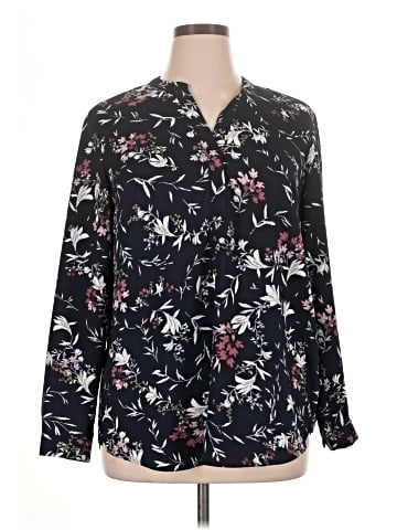 Hilary Radley Long Sleeve Blouse (view 1)