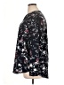 Hilary Radley 100% Polyester Floral Black Long Sleeve Blouse Size XL - photo 5