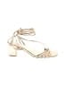 Loeffler Randall Gold Sandals Size 9 1/2 (X-wide) - photo 1