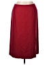 BCBG Solid Burgundy Wool Skirt Size 12 - photo 1