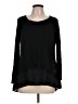 VERTIGO Black Long Sleeve Top Size L - photo 1