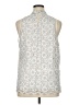 Torrid Silver Sleeveless Blouse Size 1X Plus (1) - photo 2