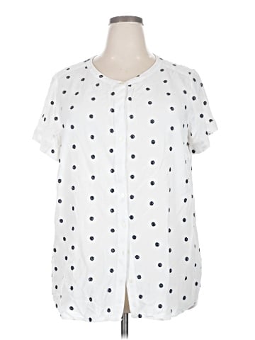Ann Taylor LOFT Short Sleeve Blouse (view 1)