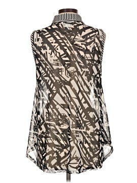 Joseph Ribkoff Sleeveless Button-Down Shirt (view 2)