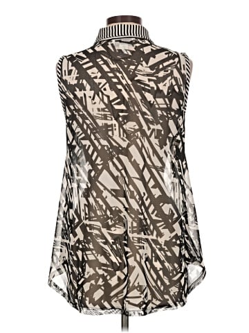 Joseph Ribkoff Sleeveless Button-Down Shirt (view 2)