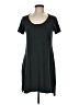 Universal Thread 100% Cotton Solid Black Casual Dress Size M - photo 1