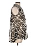 Joseph Ribkoff Animal Print Silver Sleeveless Button-Down Shirt Size 12 - photo 4