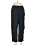Universal Thread 100% Cotton Solid Black Casual Pants Size M - photo 1