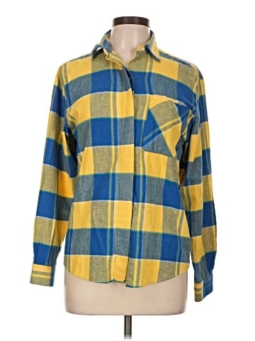 Diane von Furstenberg Long Sleeve Button-Down Shirt (view 1)