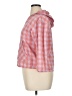 Free Assembly Checkered-gingham Pink 3/4 Sleeve Blouse Size 14 - photo 5