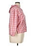 Free Assembly Checkered-gingham Pink 3/4 Sleeve Blouse Size 14 - photo 4
