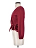 TeXTURE & THREAD Madewell Burgundy Long Sleeve Blouse Size XXS - photo 5