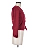 TeXTURE & THREAD Madewell Burgundy Long Sleeve Blouse Size XXS - photo 4