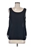 Alfani 100% Polyester Black Sleeveless Blouse Size M - photo 1