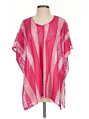 Cotton Bleu Poncho (view 1)