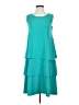 Passport Solid Teal Casual Dress Size XS - photo 1
