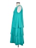 Passport Solid Teal Casual Dress Size XS - photo 5