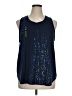 Xersion Blue Sleeveless T-Shirt Size 0X - photo 1