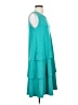 Passport Solid Teal Casual Dress Size XS - photo 4