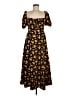 Shein 100% Polyester Black Casual Dress Size 6 - photo 1
