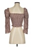 Essue 100% Cotton Brown 3/4 Sleeve Blouse Size S - photo 1