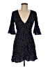 Blossom Polka Dots Black Casual Dress Size 6 - photo 1