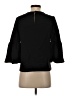 INA 100% Polyester Black 3/4 Sleeve Blouse Size S - photo 2
