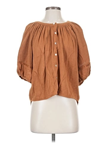 Red Haute 3/4 Sleeve Blouse (view 1)