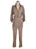 Mustard Seed Metallic Brown Jumpsuit Size M - photo 1