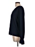 Ann Taylor LOFT 100% Polyester Blue Black Long Sleeve Blouse Size L - photo 5