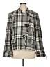 Christopher & Banks Plaid Gray Ivory Jacket Size XL - photo 1
