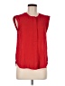 J.Crew 100% Polyester Red Sleeveless Blouse Size 6 (petite) - photo 1