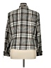 Christopher & Banks Plaid Gray Ivory Jacket Size XL - photo 2
