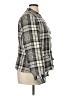 Christopher & Banks Plaid Gray Ivory Jacket Size XL - photo 4