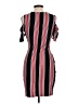 Derek Heart Stripes Black Cocktail Dress Size L - photo 2