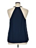 Unbranded Blue Sleeveless Blouse Size XL - photo 2