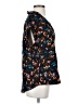 Maeve Floral Black Short Sleeve Blouse Size XXS - photo 4