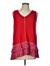 Style&Co Red Sleeveless Top Size L - photo 1