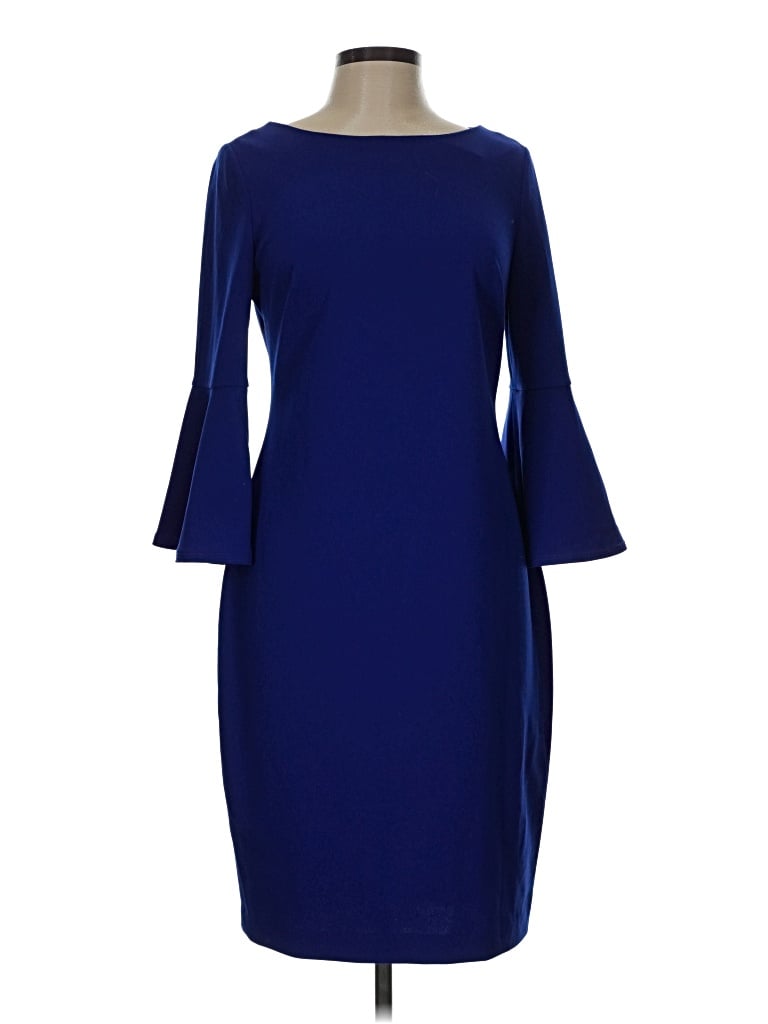 Pre-owned Calvin Klein Cocktail Dress In Blue
