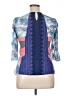 BCBGMAXAZRIA Blue 3/4 Sleeve Top Size 14 (estimated) - photo 2