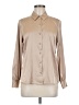 INC International Concepts Solid Tan Long Sleeve Blouse Size M (petite) - photo 1