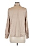 INC International Concepts Solid Tan Long Sleeve Blouse Size M (petite) - photo 2